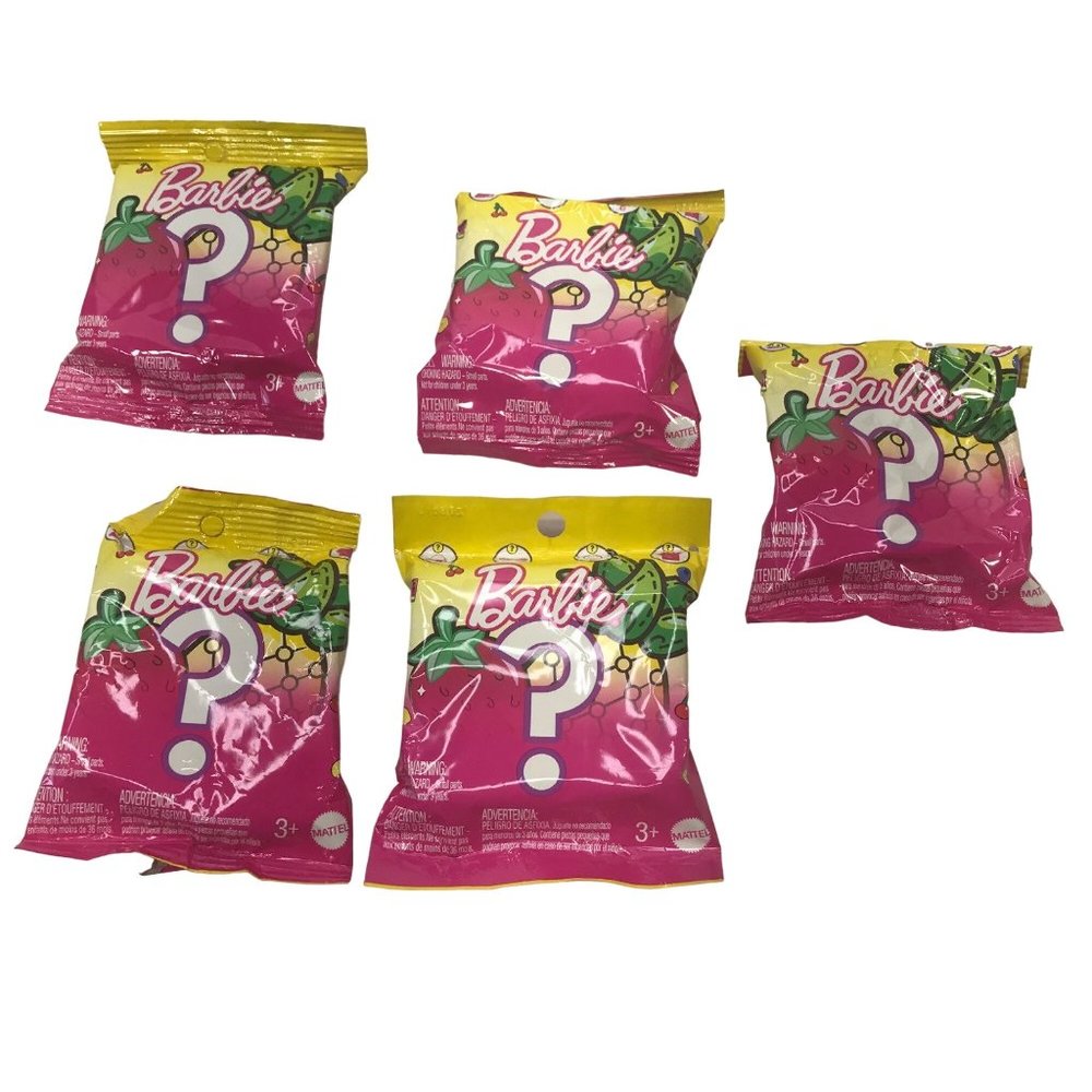 Lot Of 5 Barbie Surprise Fashion Accessories Blind Bags New In Package